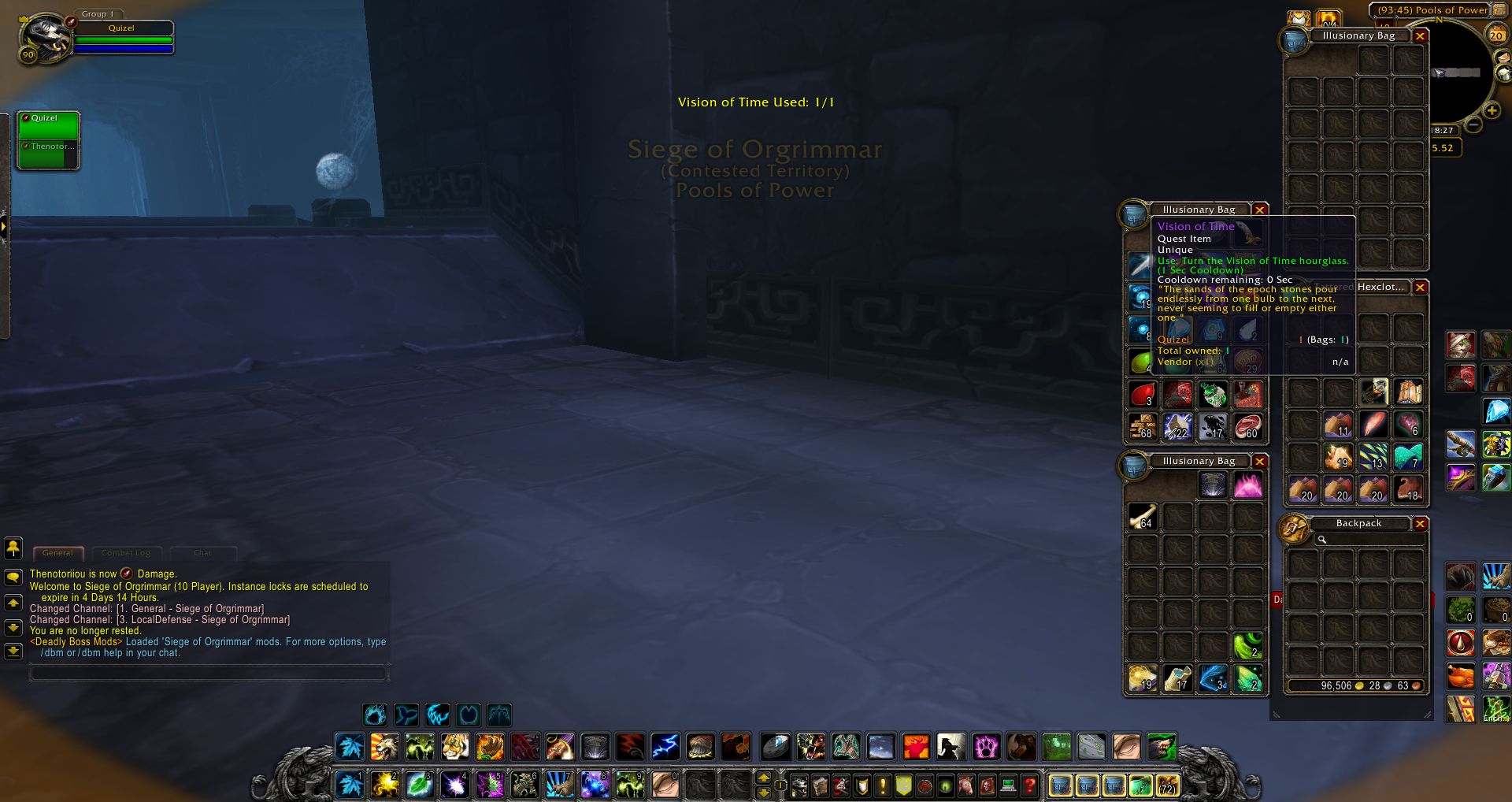 Vision of Time Used wow