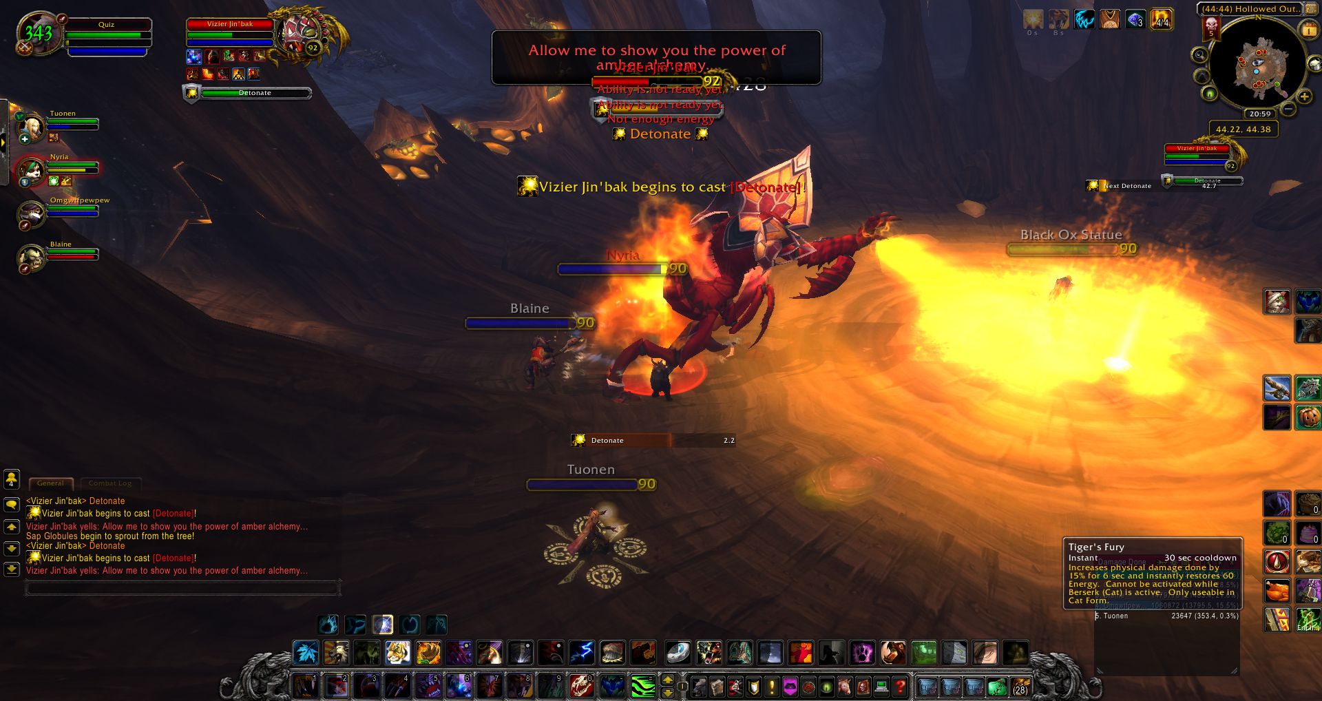Vizier jin'bak wow