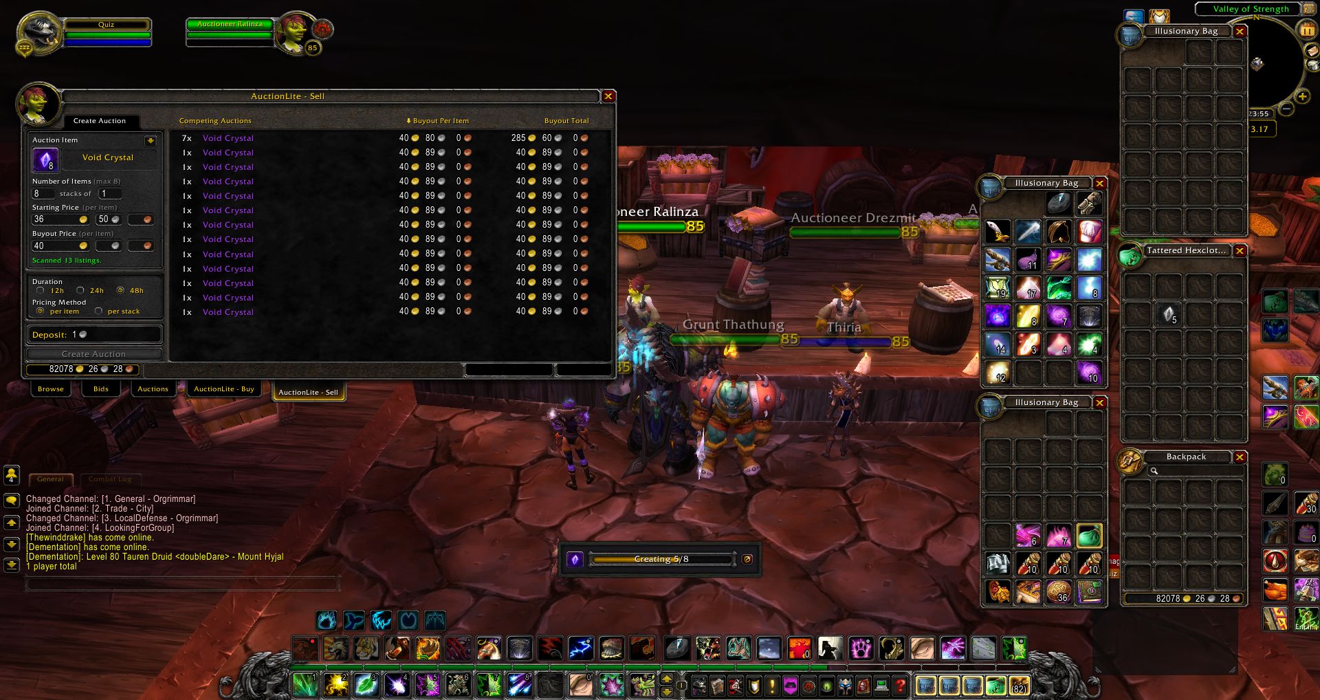 Void Crystal Auction House wow