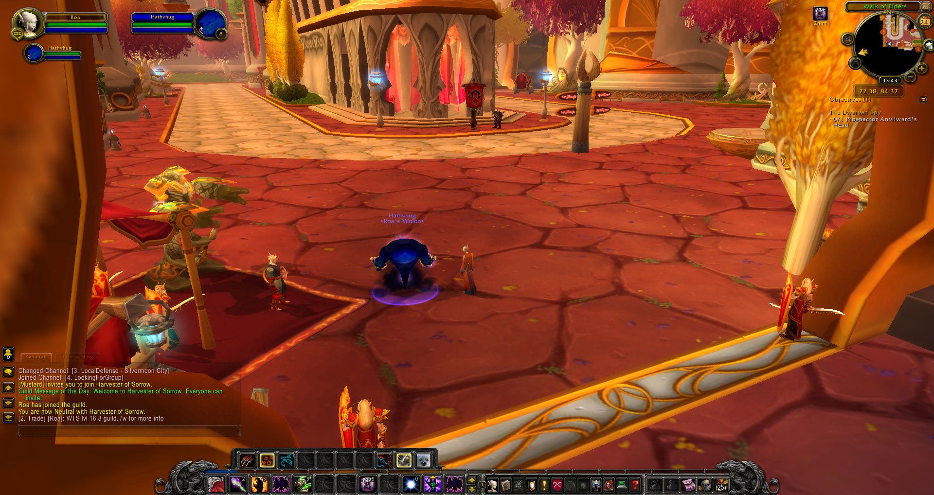Walk of Elders Silvermoon wow