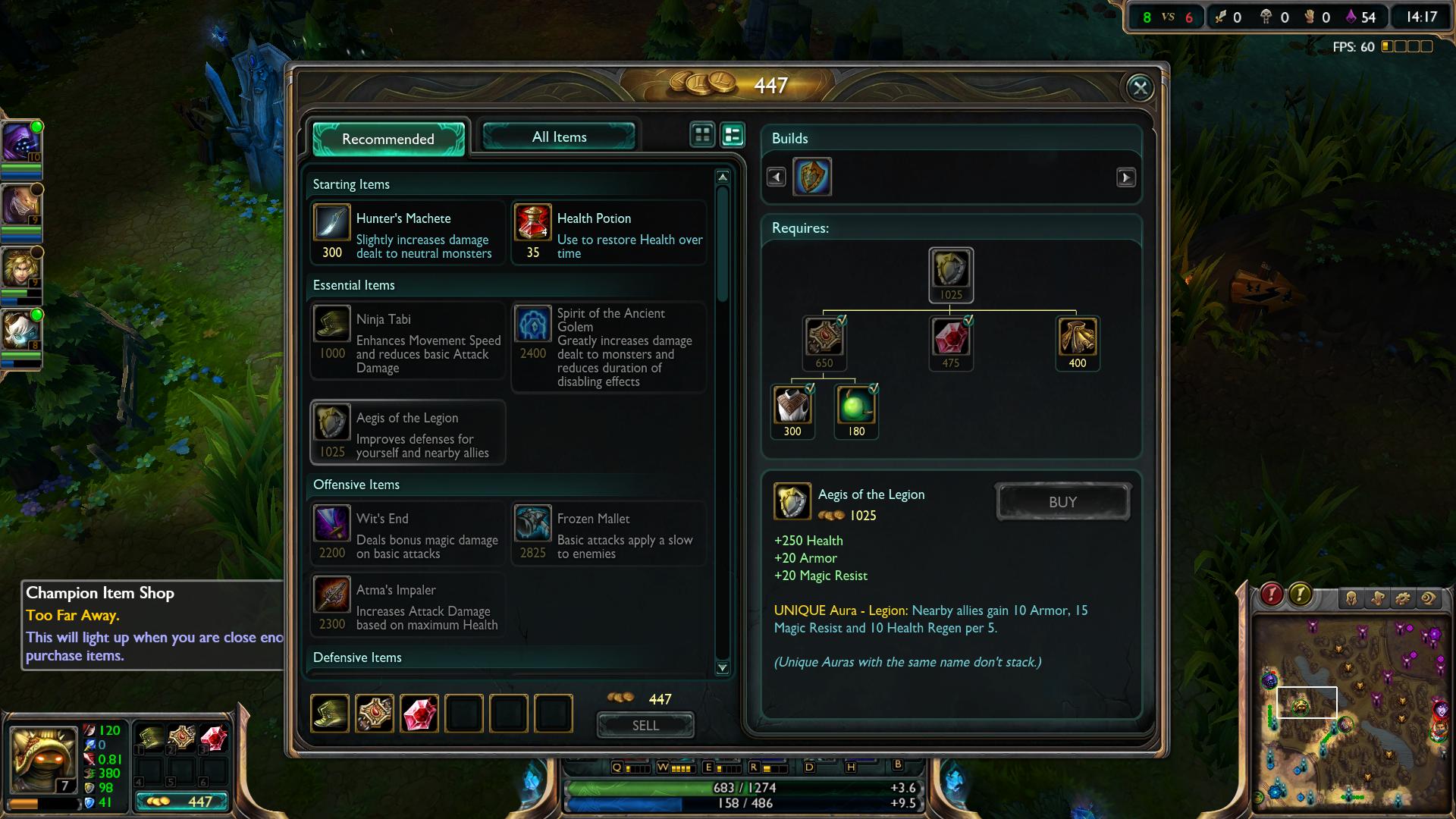 lol Aegis of the Legion item lol