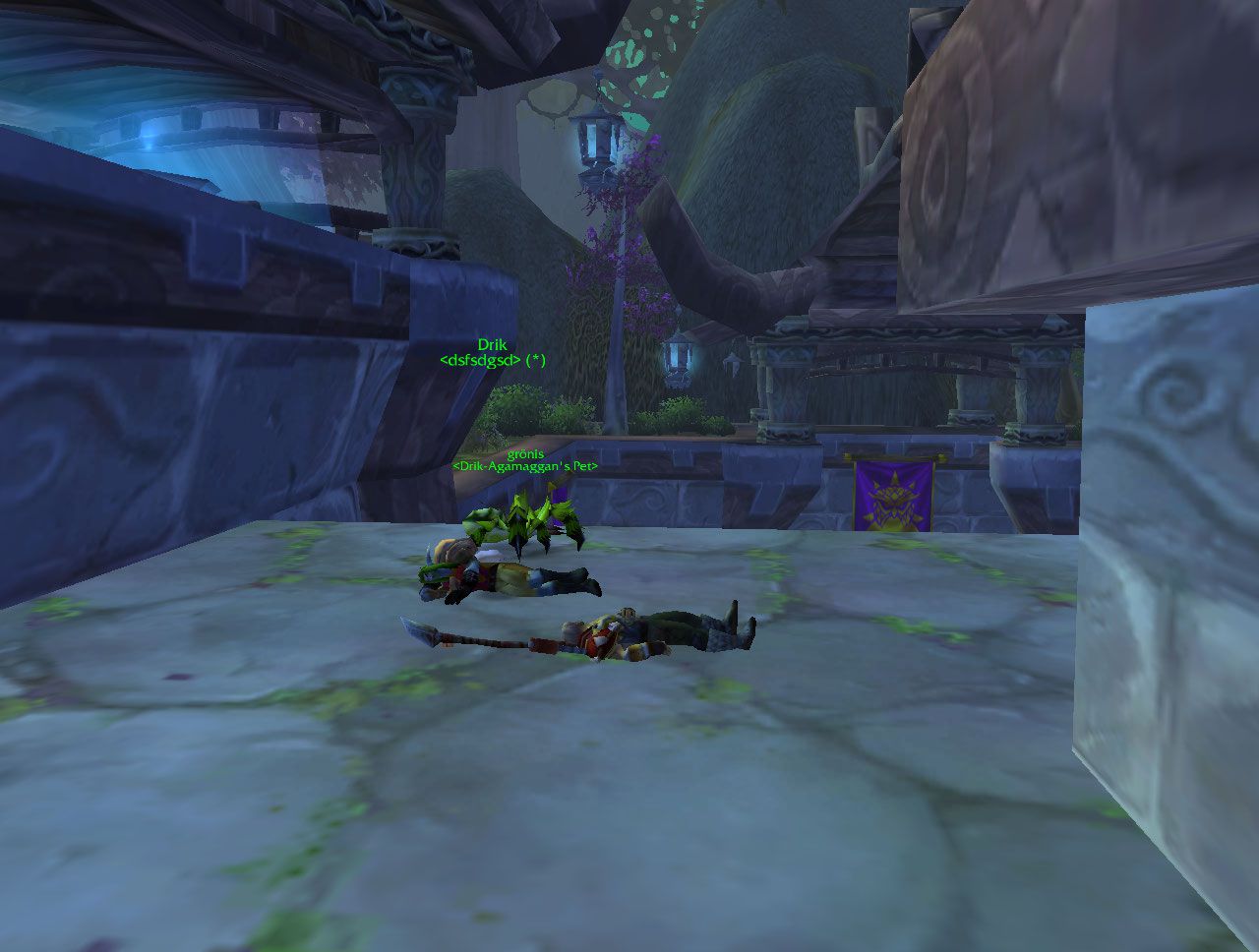 warsong flag hide wow
