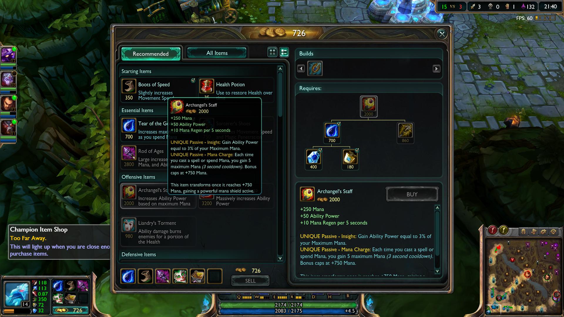 lol Archangel's Staff item lol