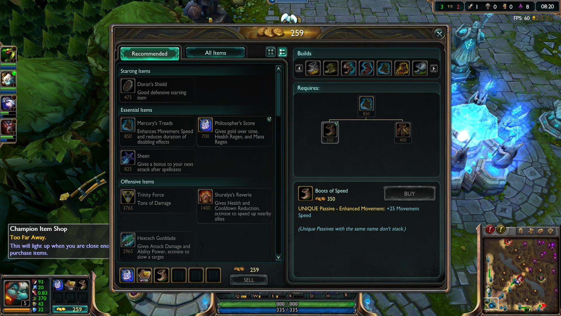 lol Boots of Speed item lol