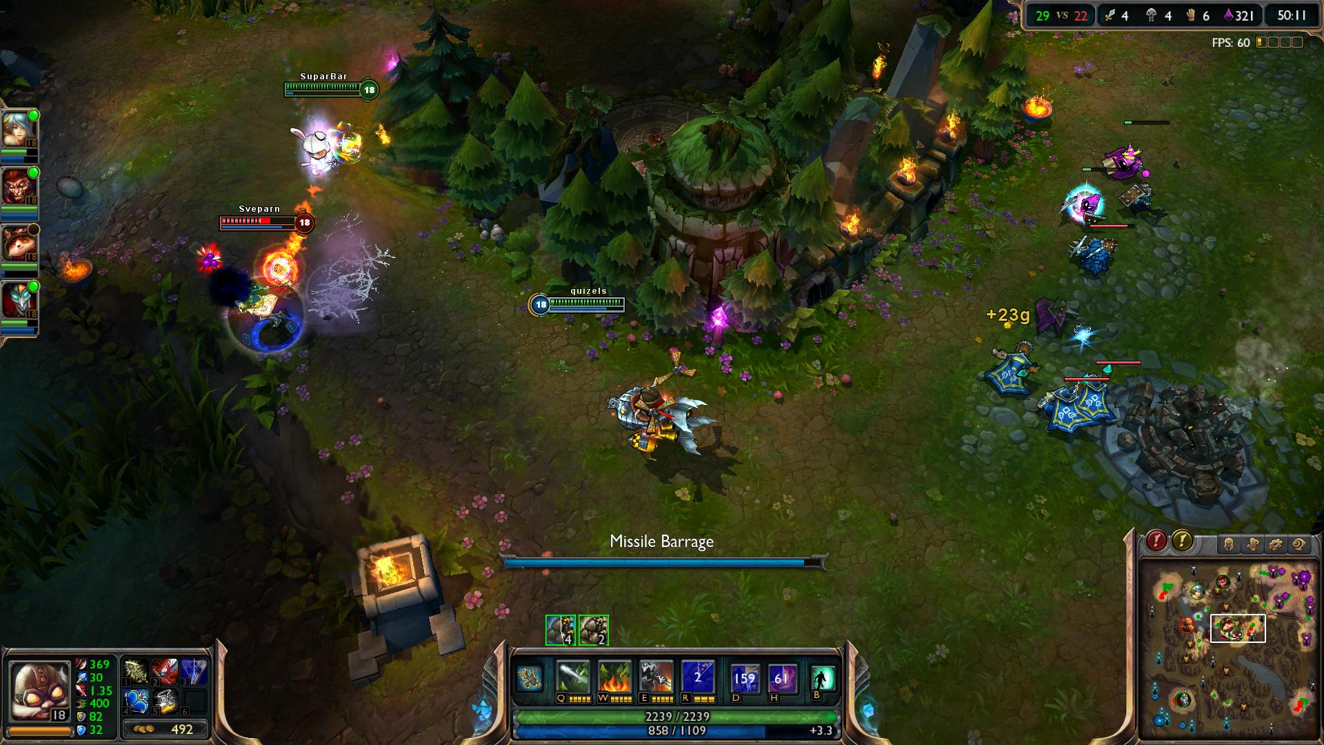 lol Corki Missile Barrage lol