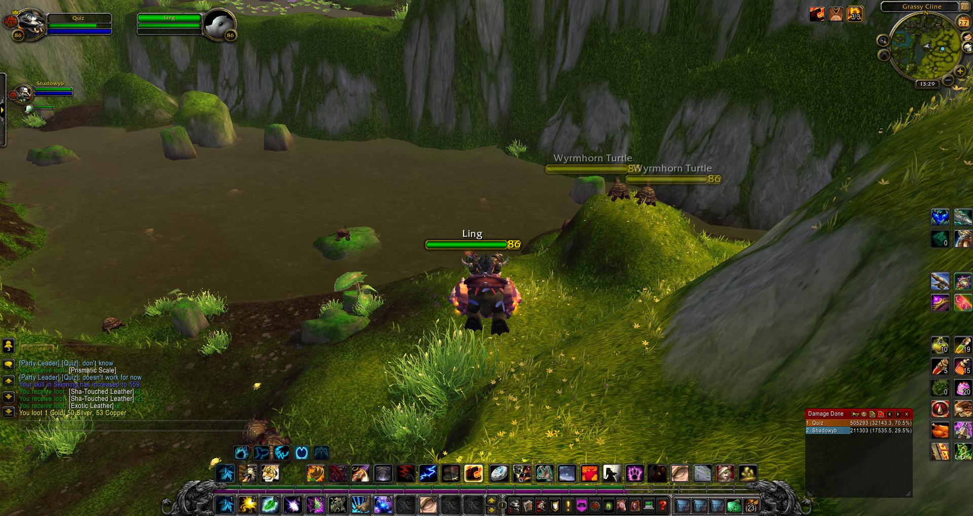 wow Grassy Cline wow