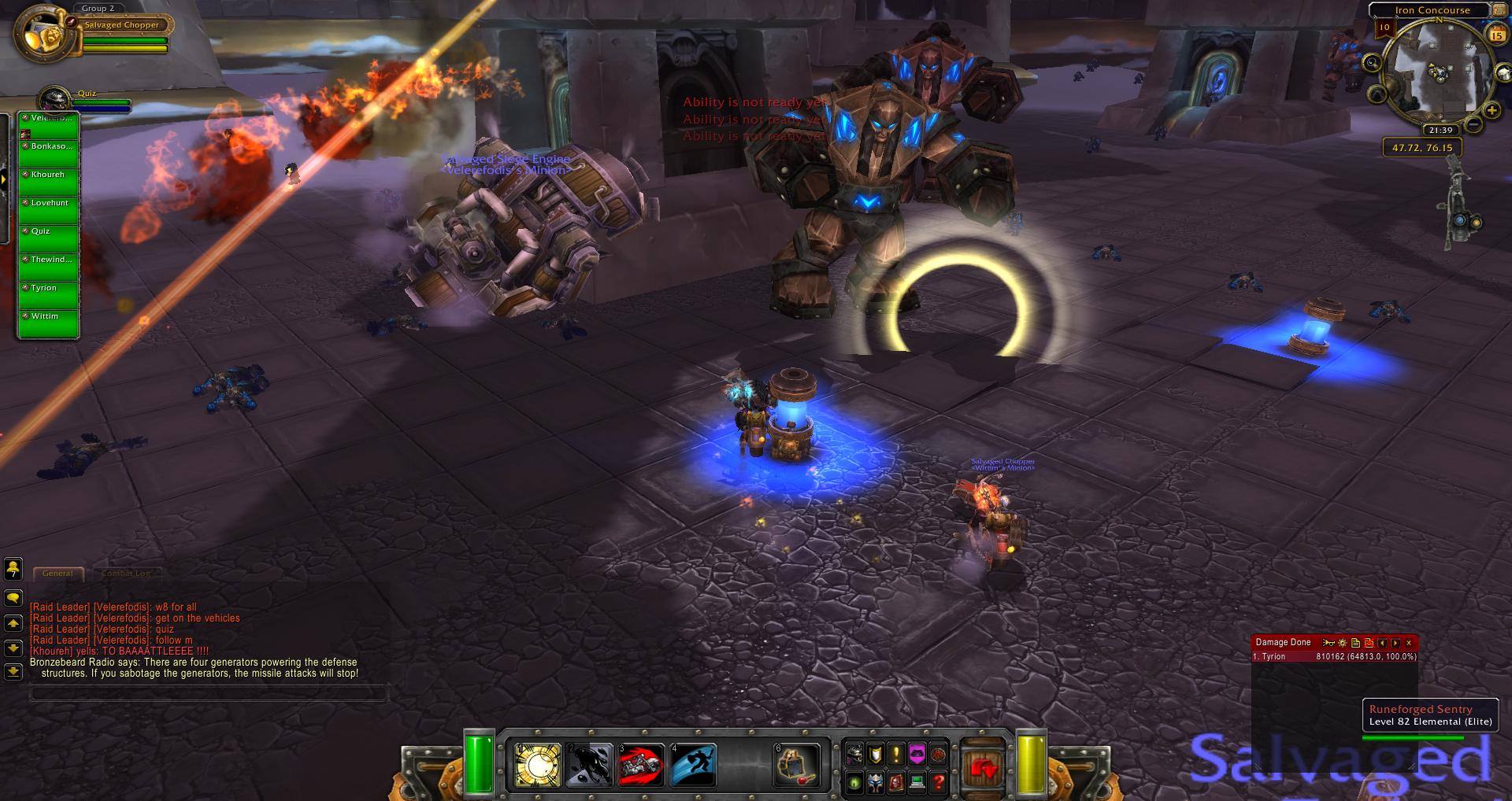 wow Iron Concourse wow