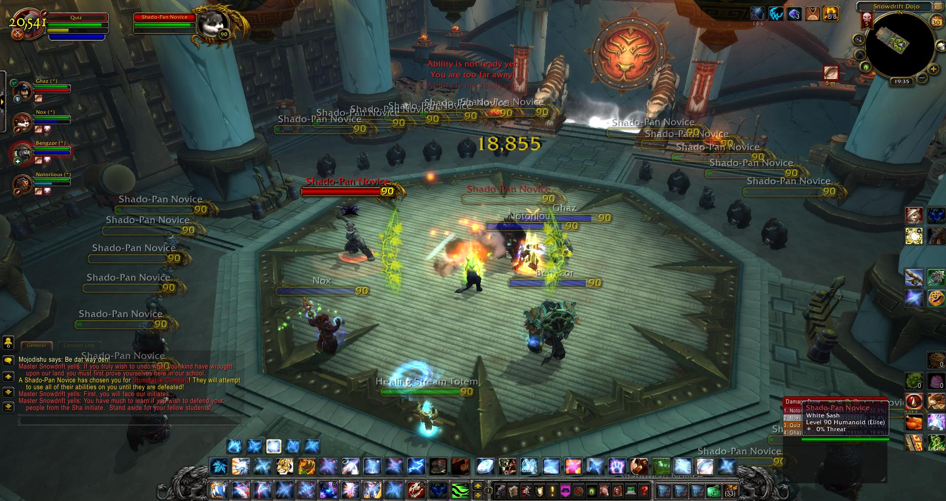 wow Shado Pan Novice wow