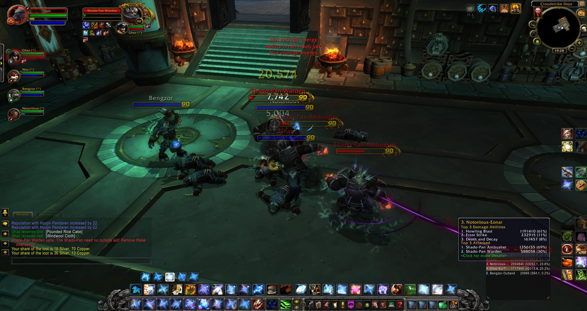 wow Shado Pan Warden wow