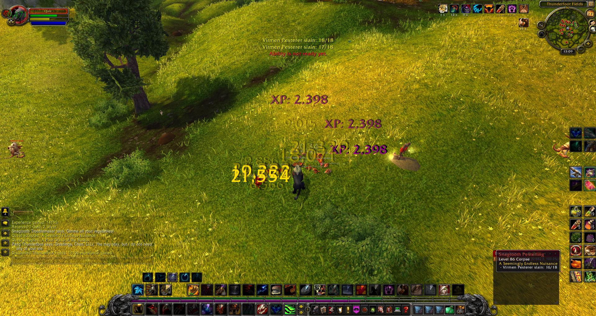 wow Thunderfoot Fields wow