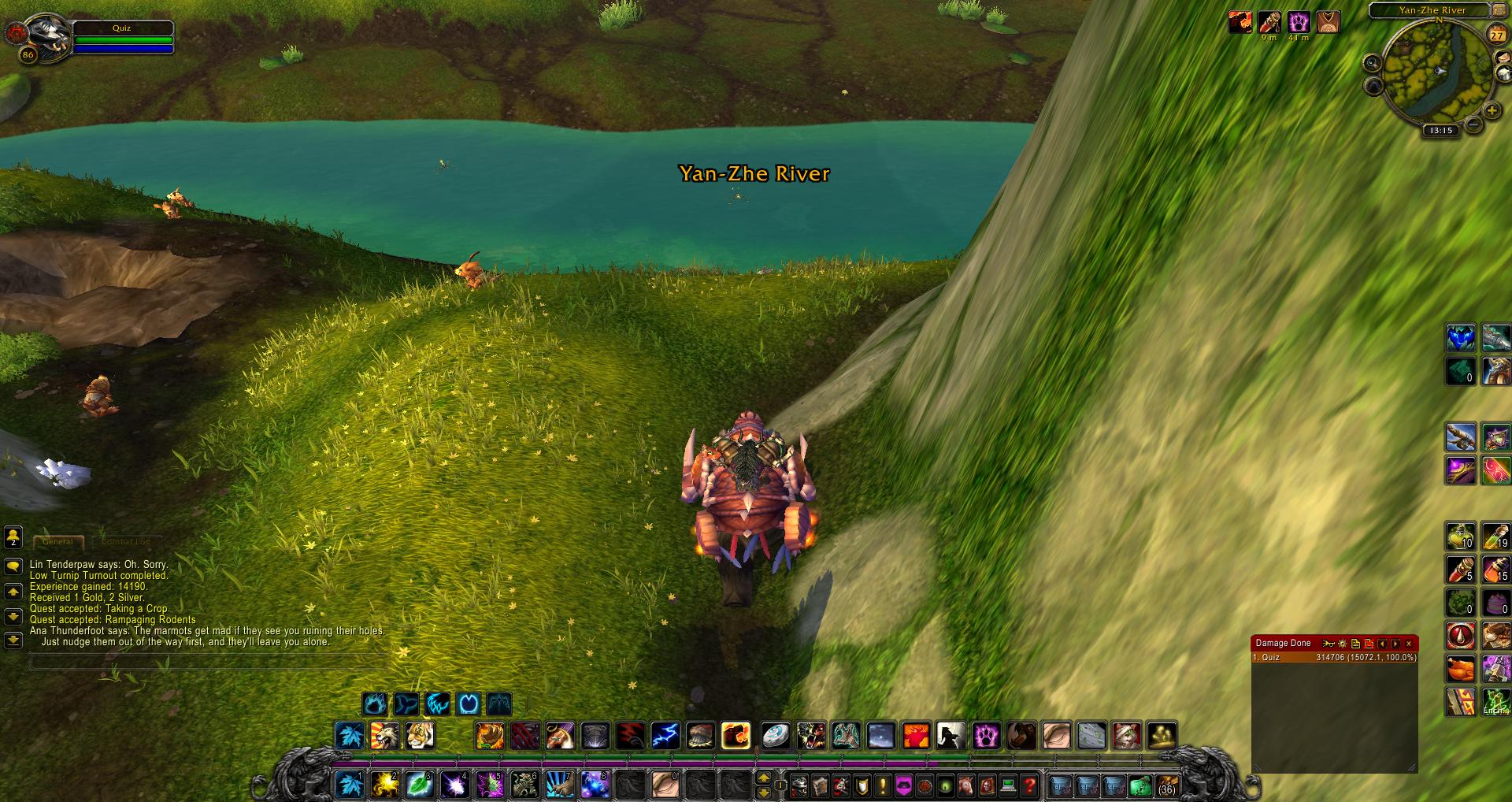 wow Yan Zhe River wow