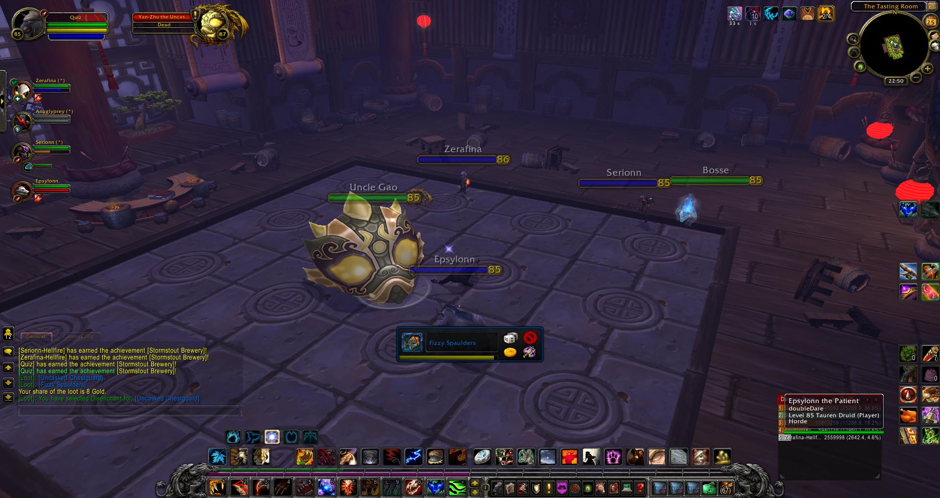 Yan Zhu the Uncasked loot wow