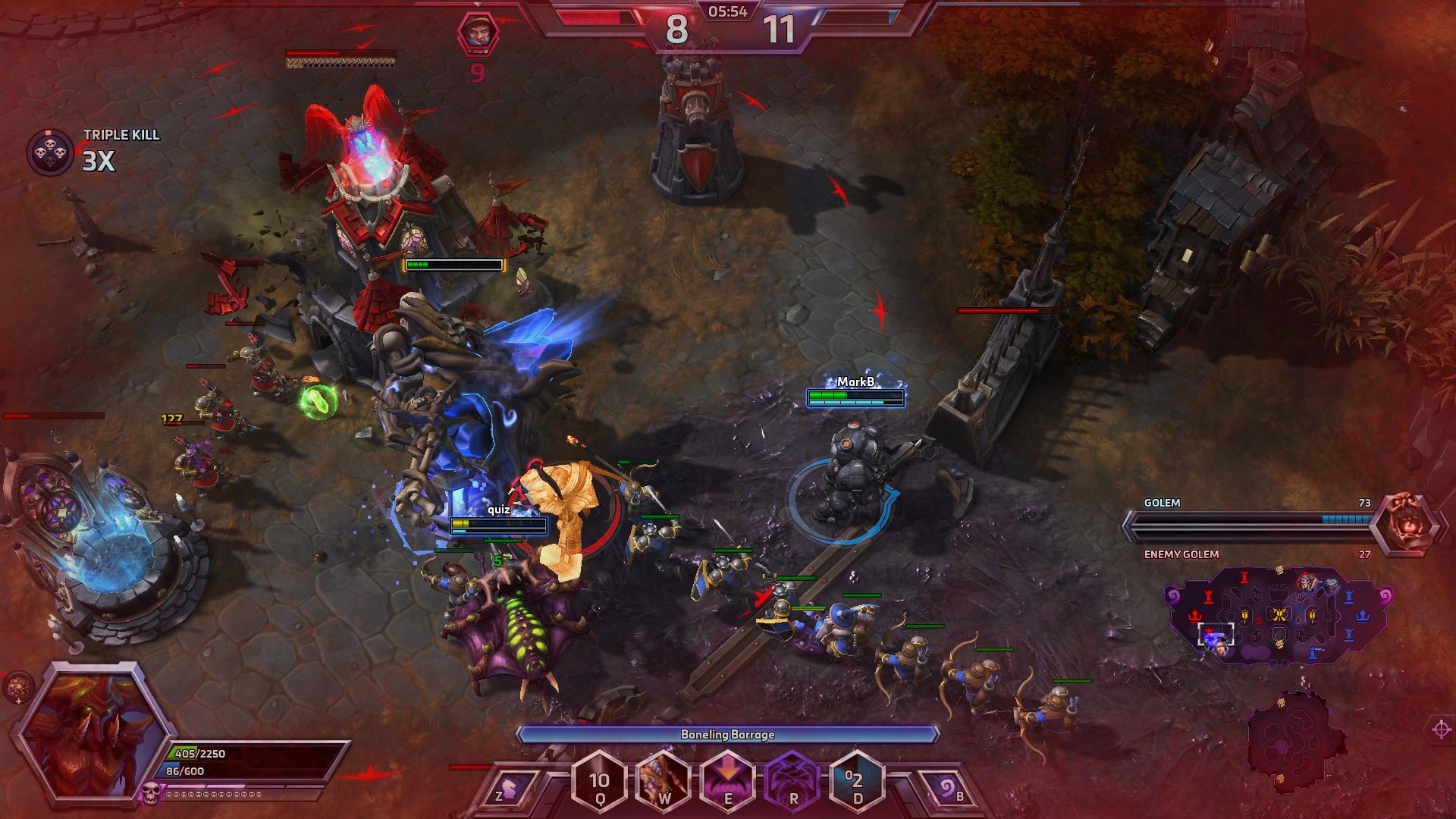 Baneling Barrage Zagara hots