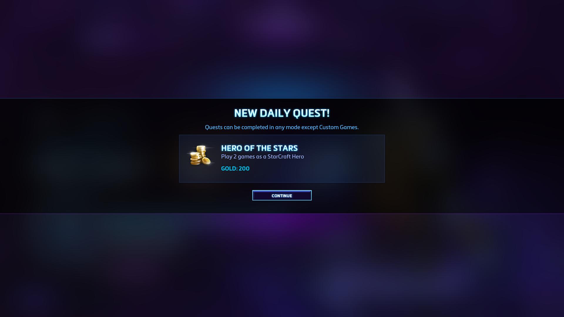 Daily Quest Heroes of the Storm hots