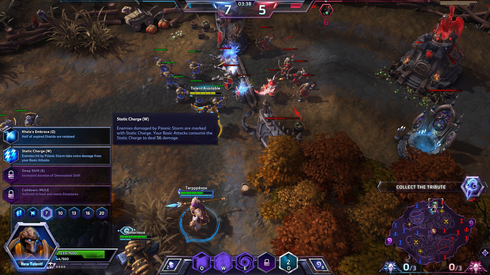 Static Charge Tassadar hots