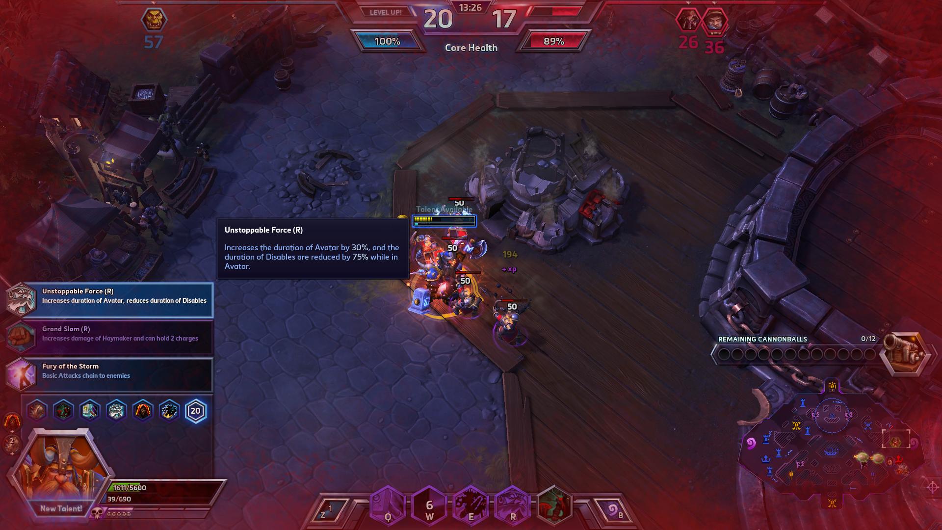 Unstoppable Force Muradin hots