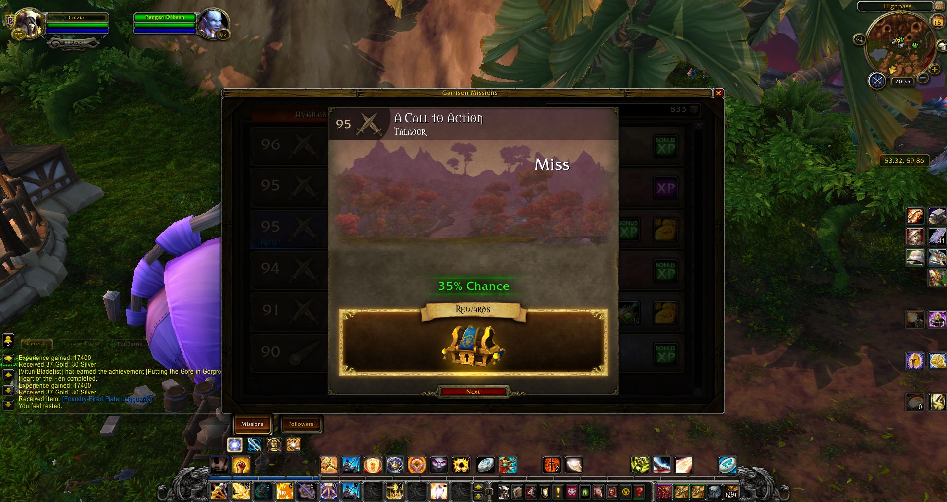 A Call to Action wow