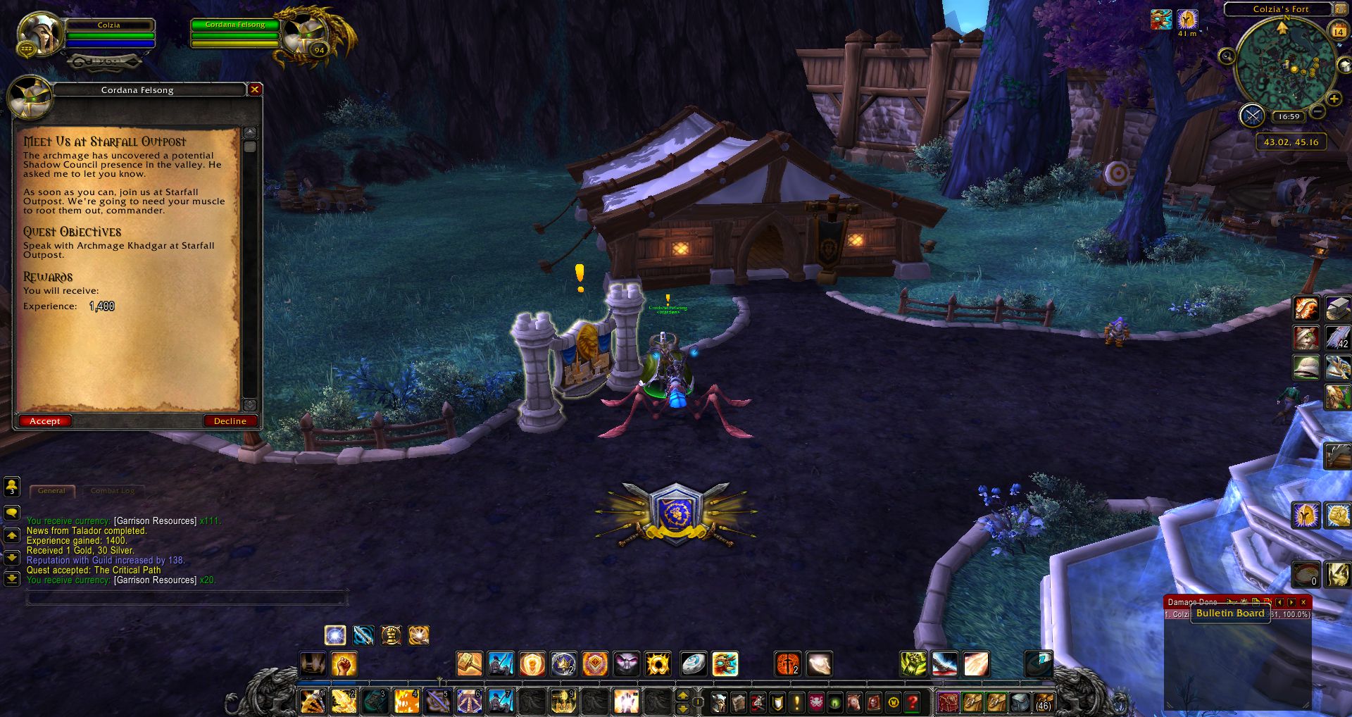 Cordana Felsong wow
