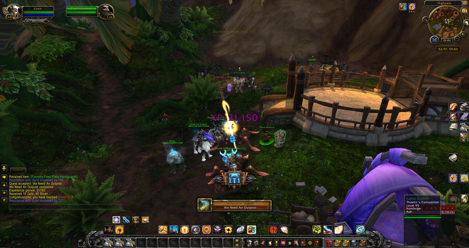 We Need An Outpost achievement wow