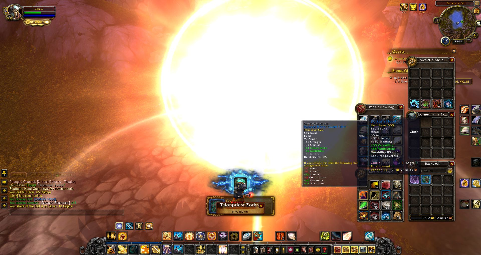 Zorkra's Fall wow