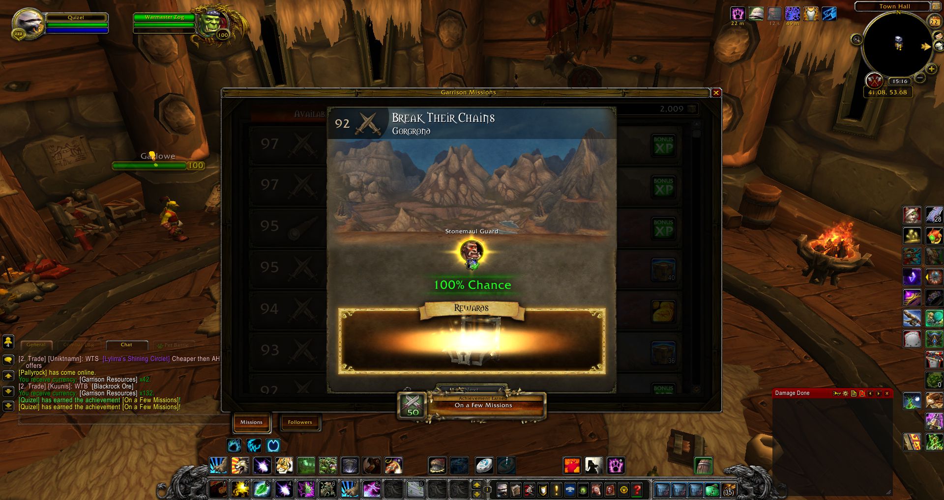 Break Their Chains mission Garrison wow