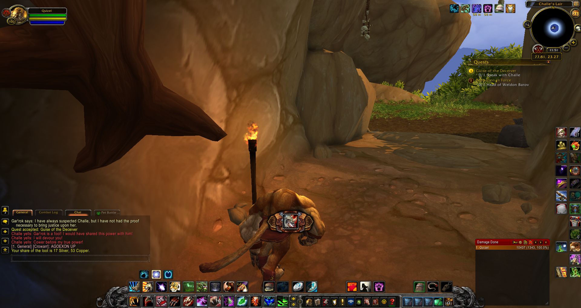 Challe's Lair wow