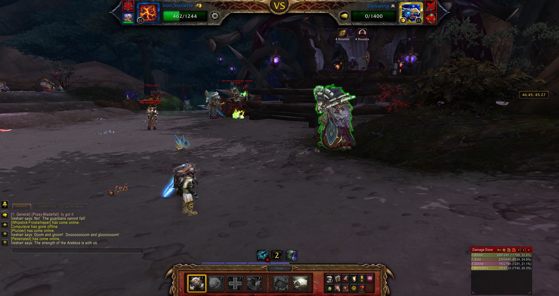 Darkwing pet battle wow