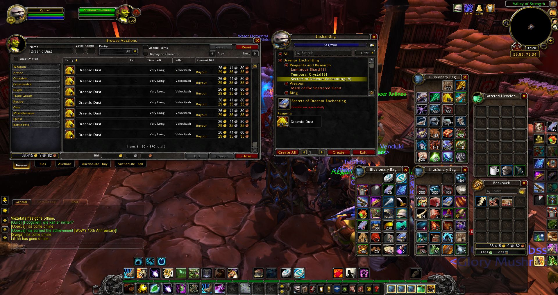 Draenic Dust AH wow screenshot Gamingcfg