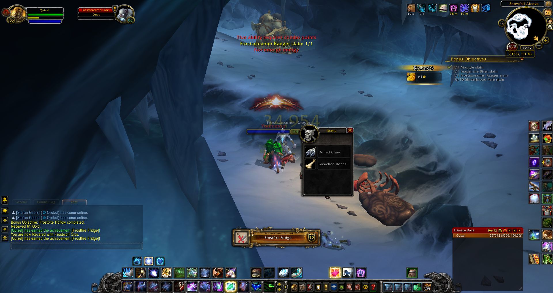 Frostfire Fridge wow
