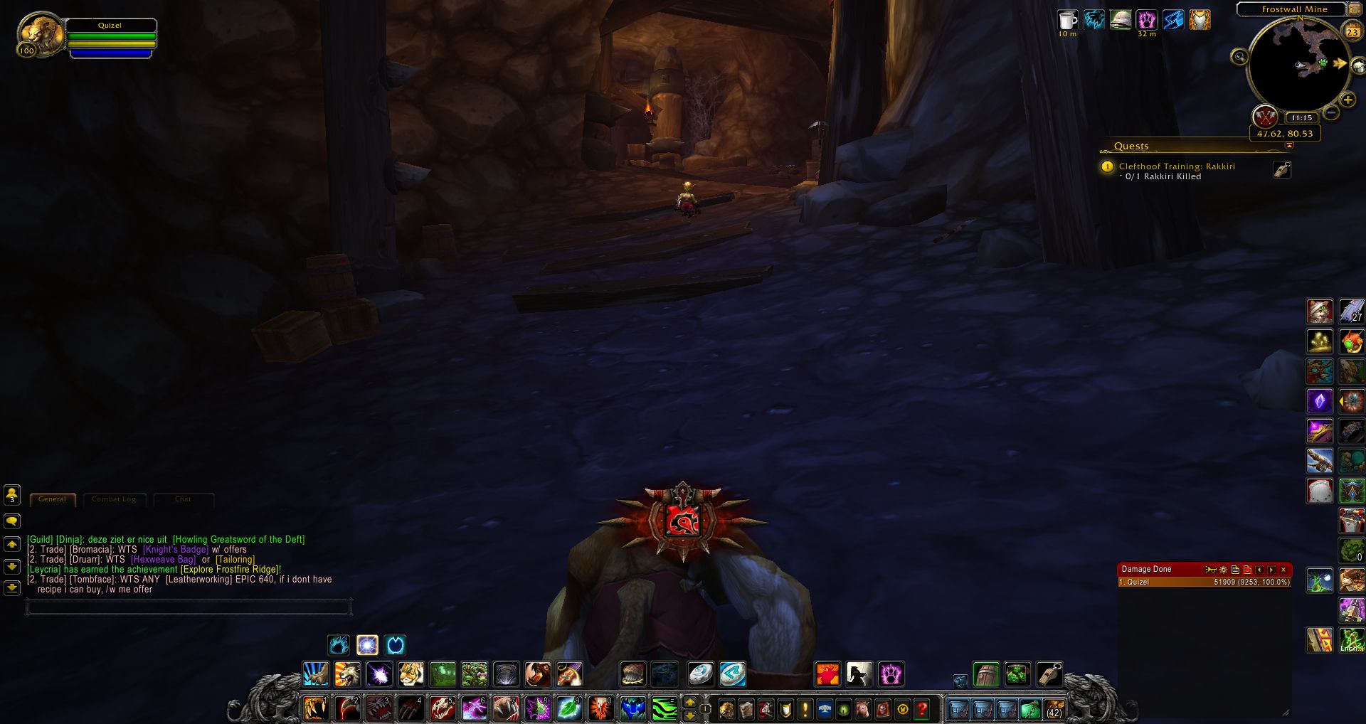Frostwall Mine wow