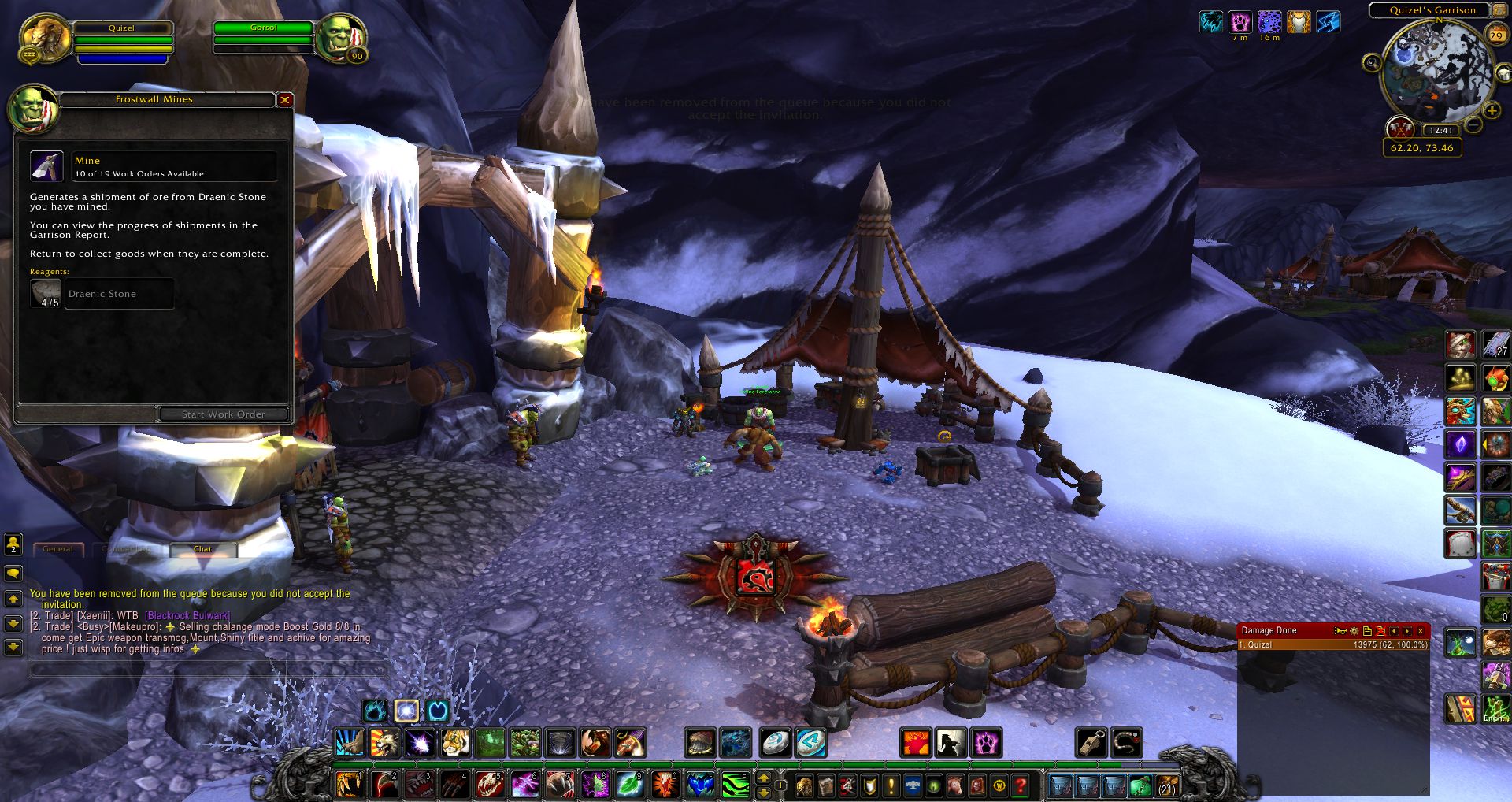 Frostwall Mines wow