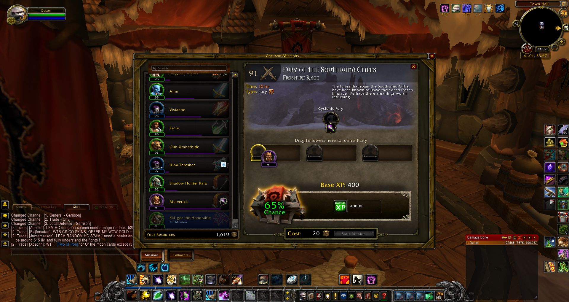 Garrison followers wow screenshot Gamingcfg