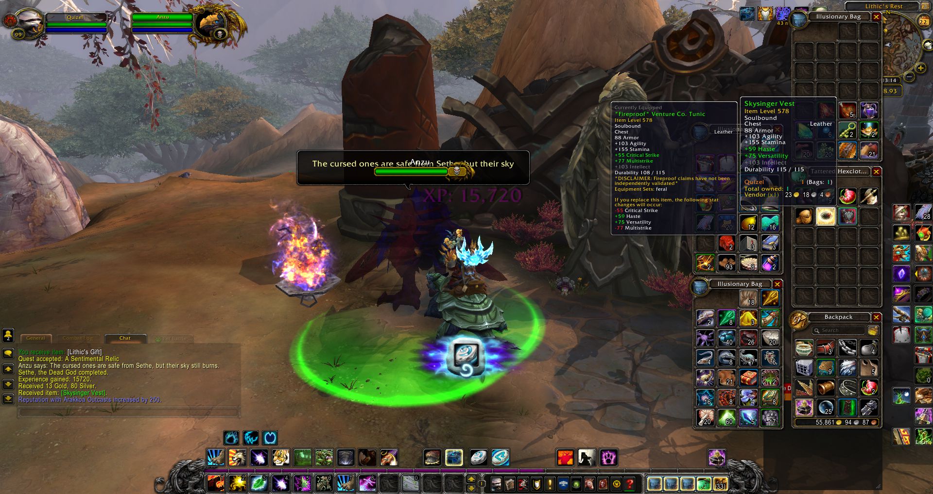 Lithic's Rest wow