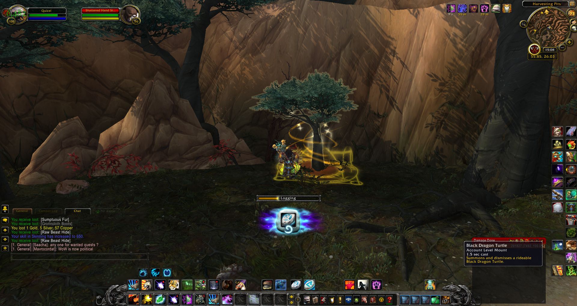 Logging Warlords of Draenor wow
