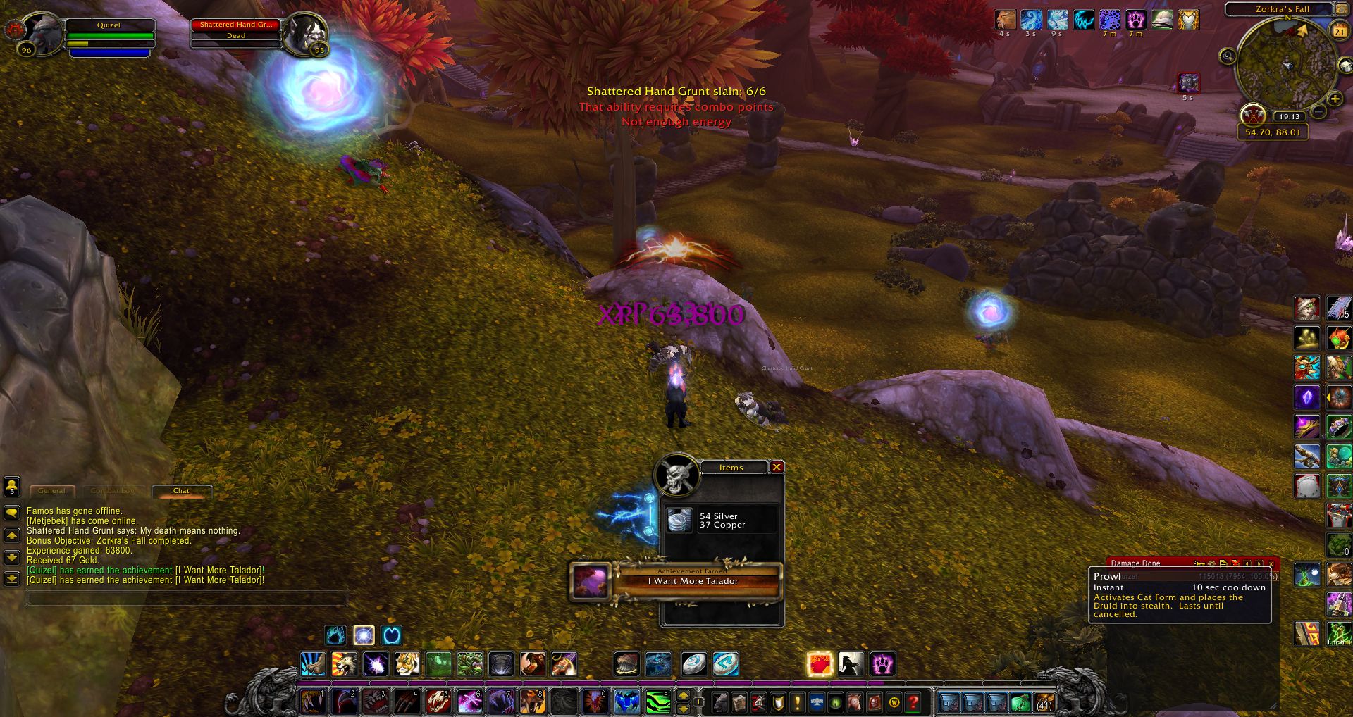Shattered Hand Grunt slain wow