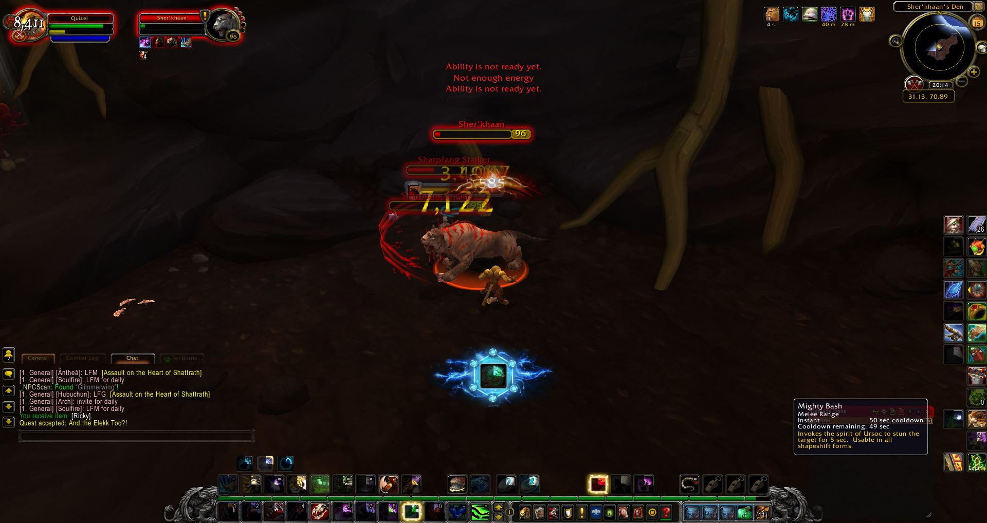 Sher'khaan's Den wow