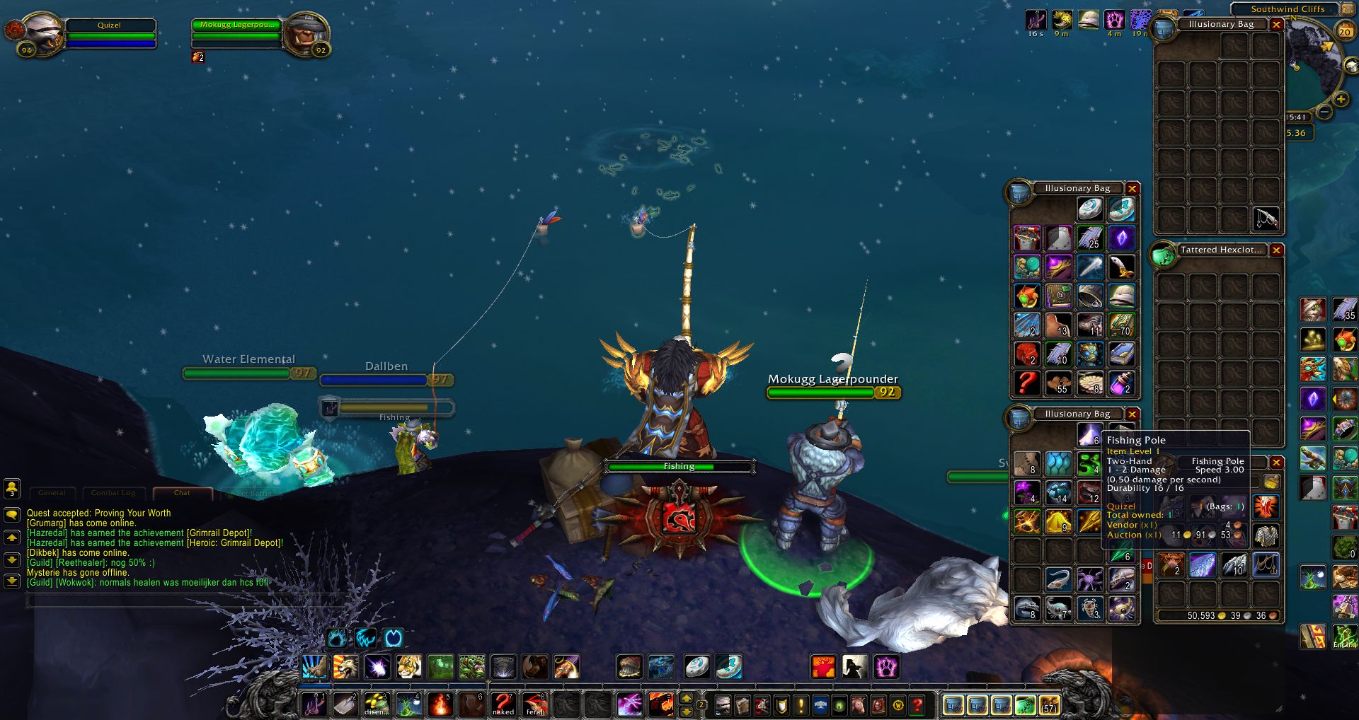 Southwind Cliffs fishing wow