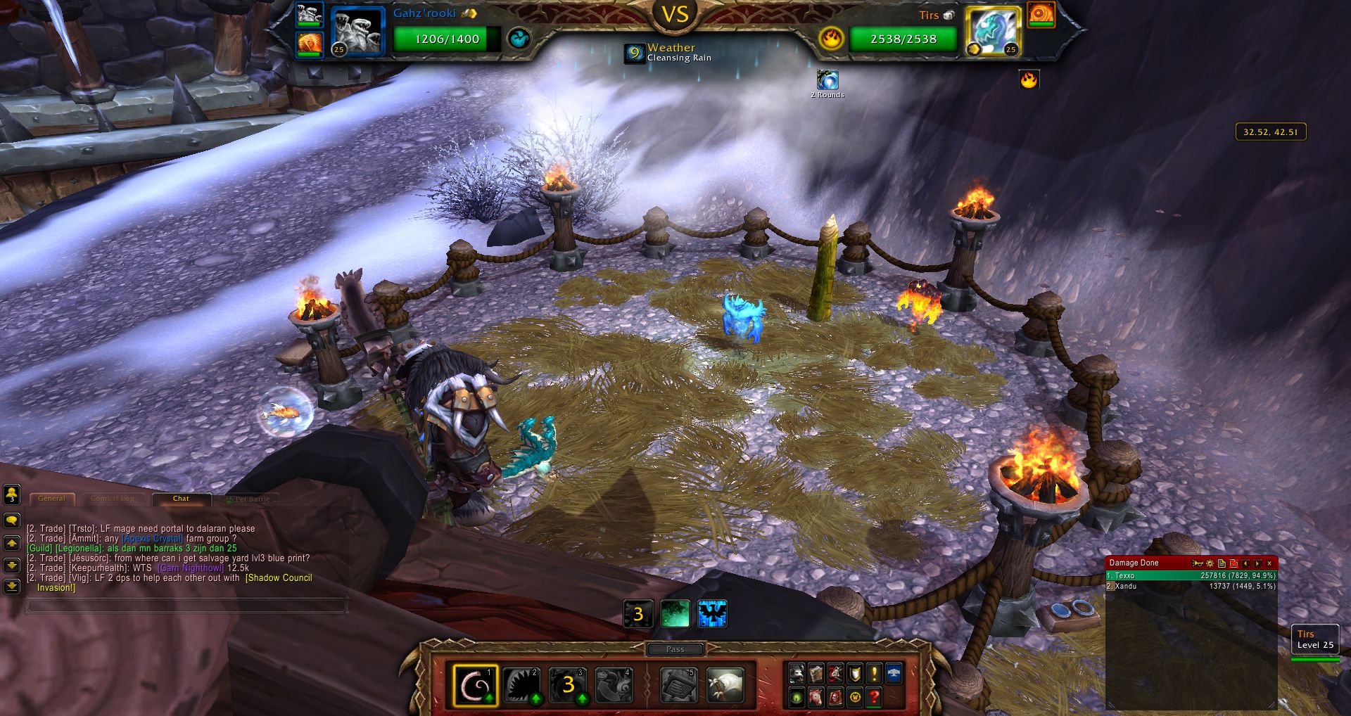 Tirs pet battle WoD wow