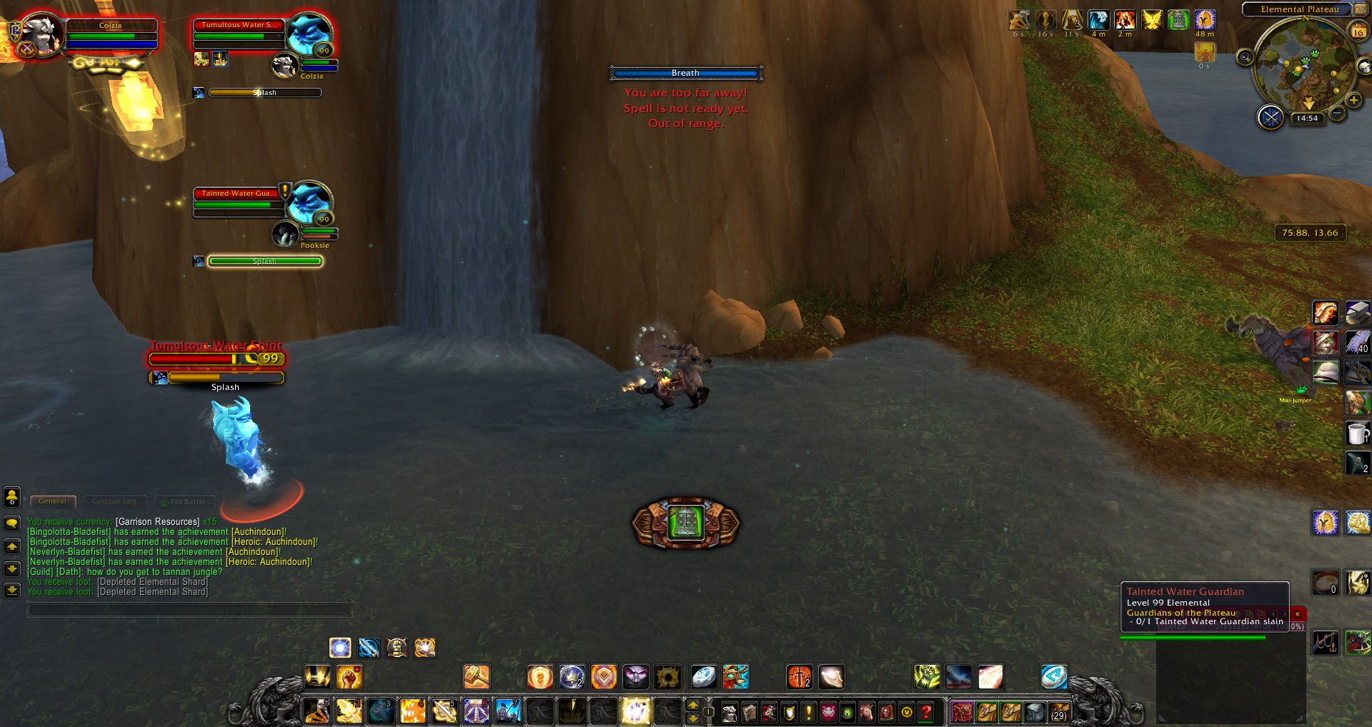 Tumultous Water Spirit wow