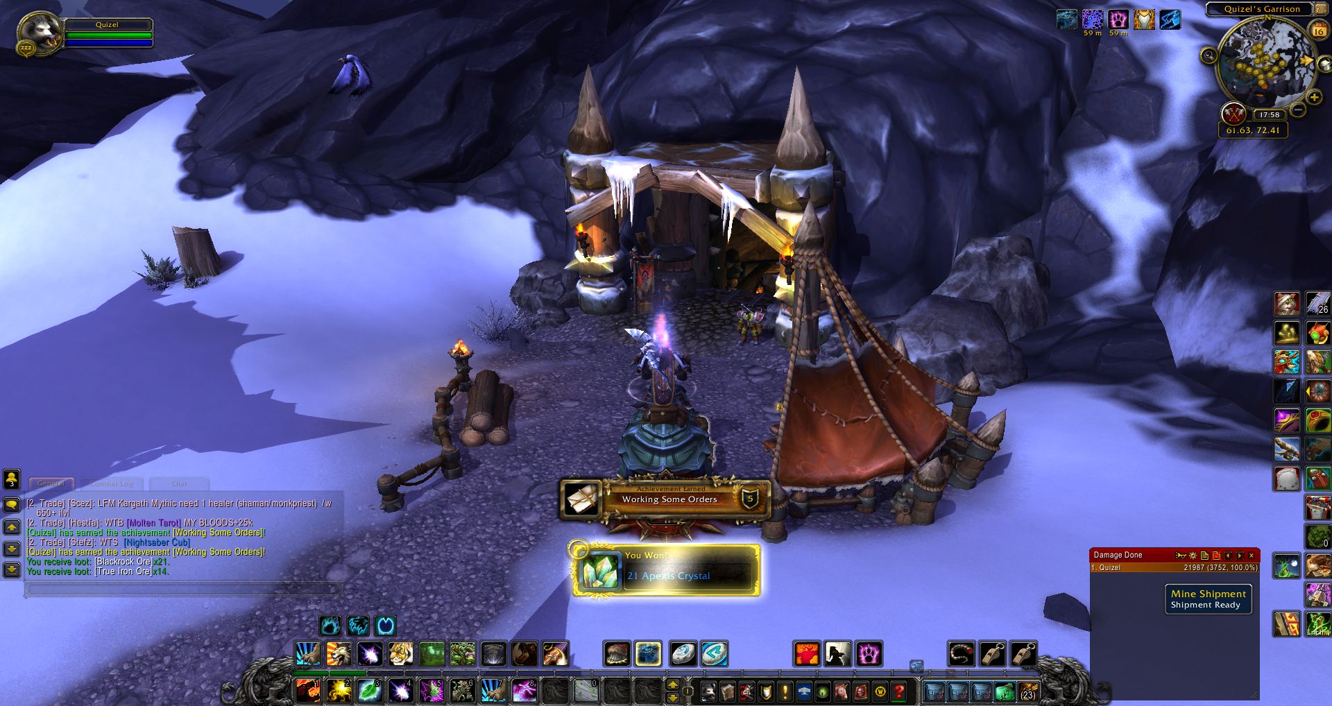 Working Some Orders achievement wow
