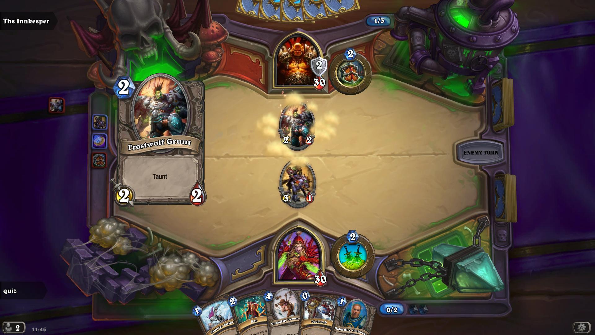 Frostwolf Grunt Hearthstone hearthstone