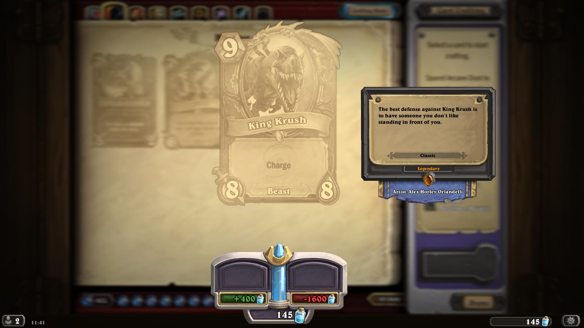 King Krush Hearthstone hearthstone