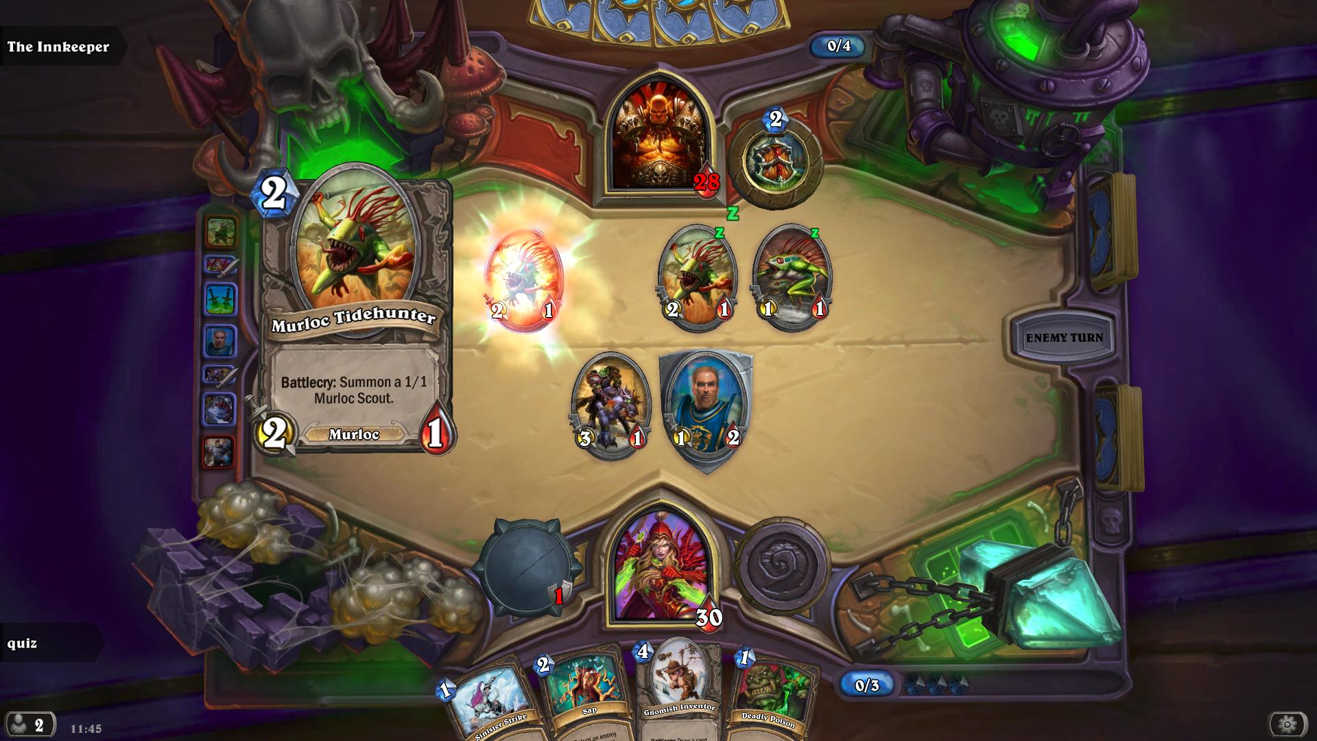 Murloc Tidehunter Hearthstone hearthstone