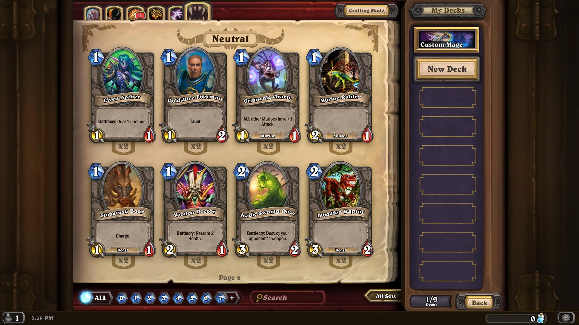 Neutral cards Hearthstone hearthstone
