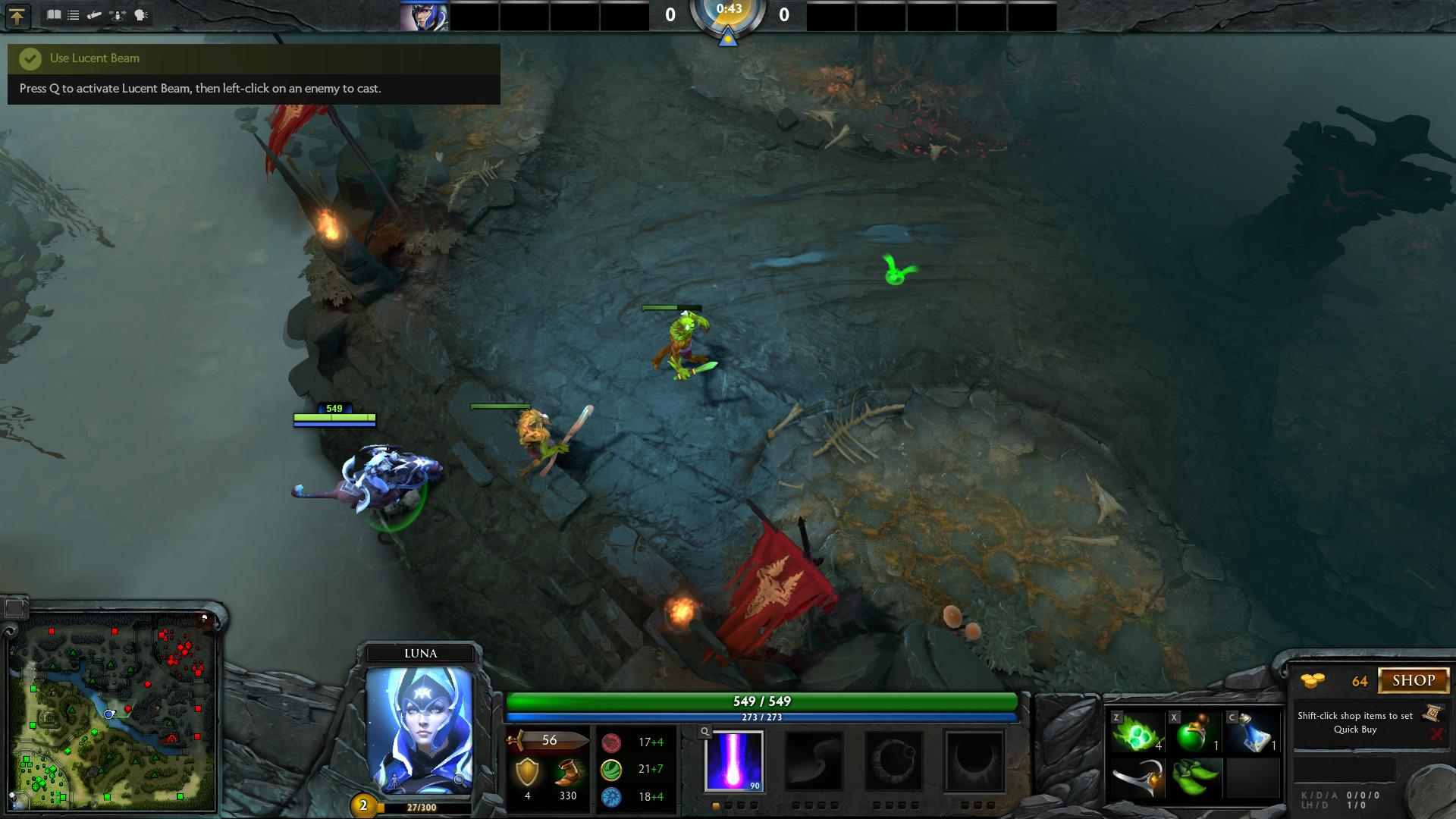 Use Lucent Beam dota 2