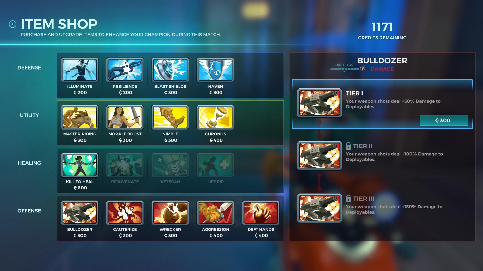 Bulldozer paladins
